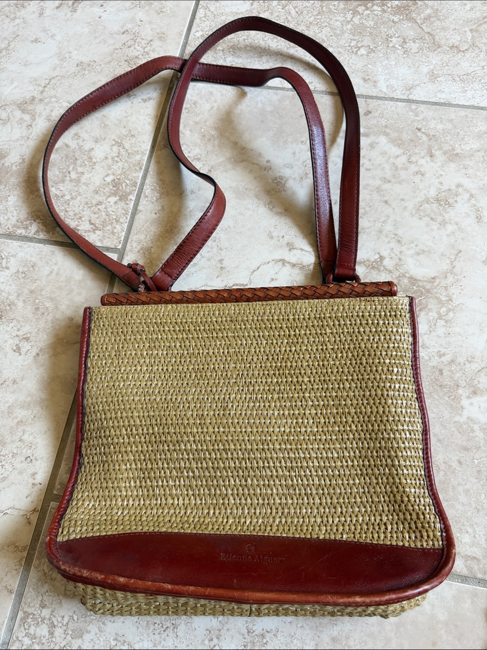 Etienne Aigner woven bag
